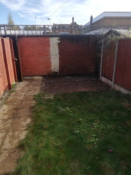 After garden waste removal 