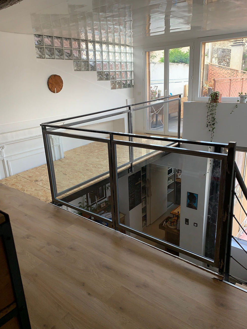 Garde-corps au style moderne