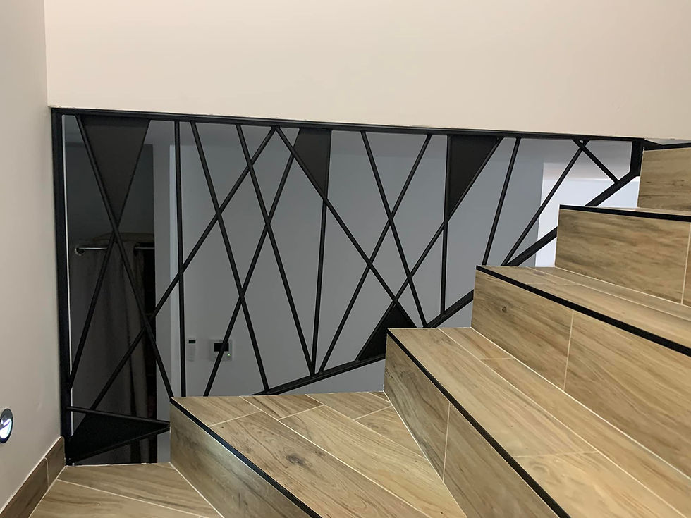 Garde corps avec décoration