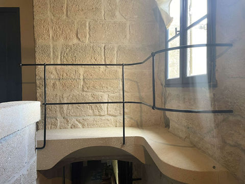 Ferronnerie d’art pour escalier ancien