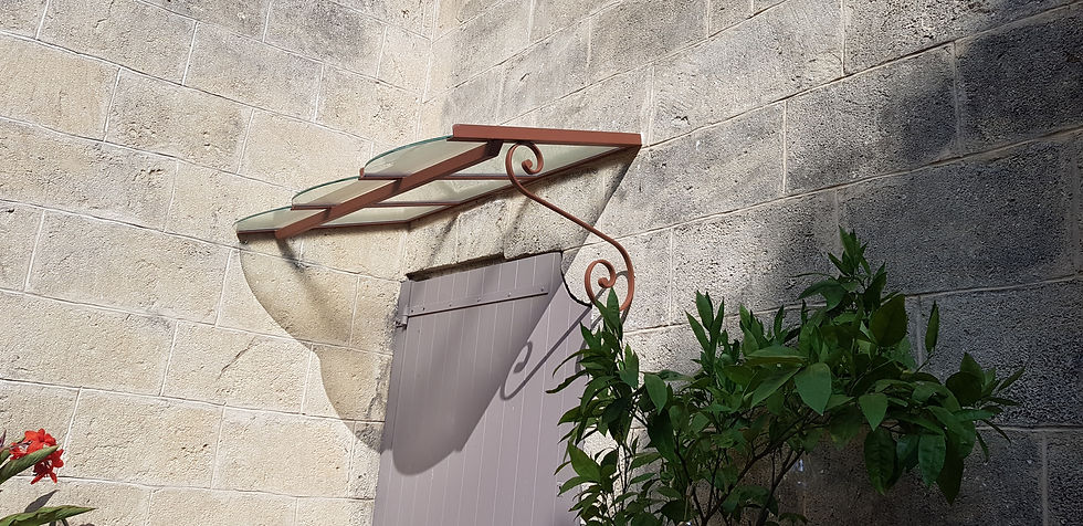 Marquise sur mesure