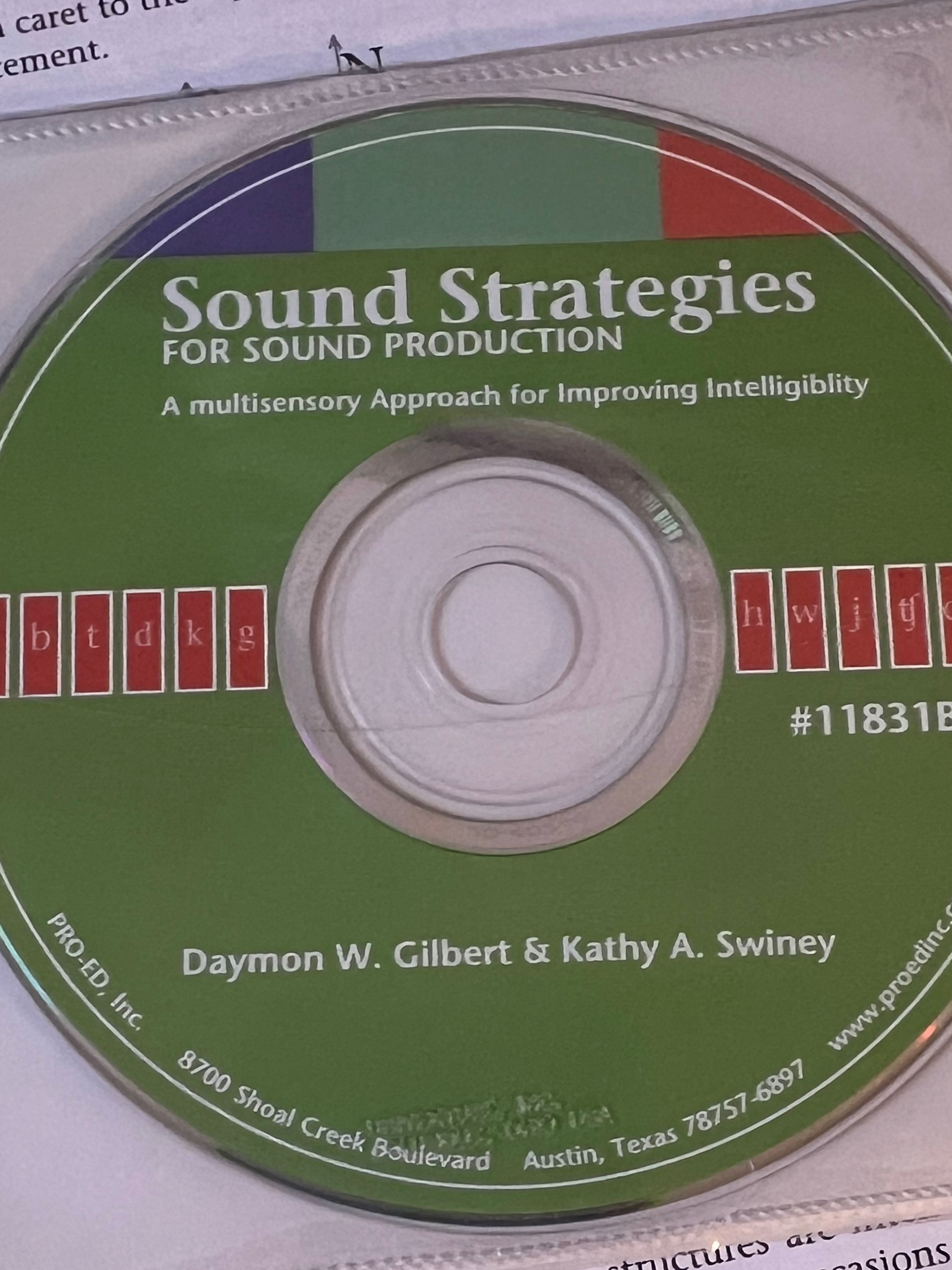 Sound Strategies for Sound Production- disc only