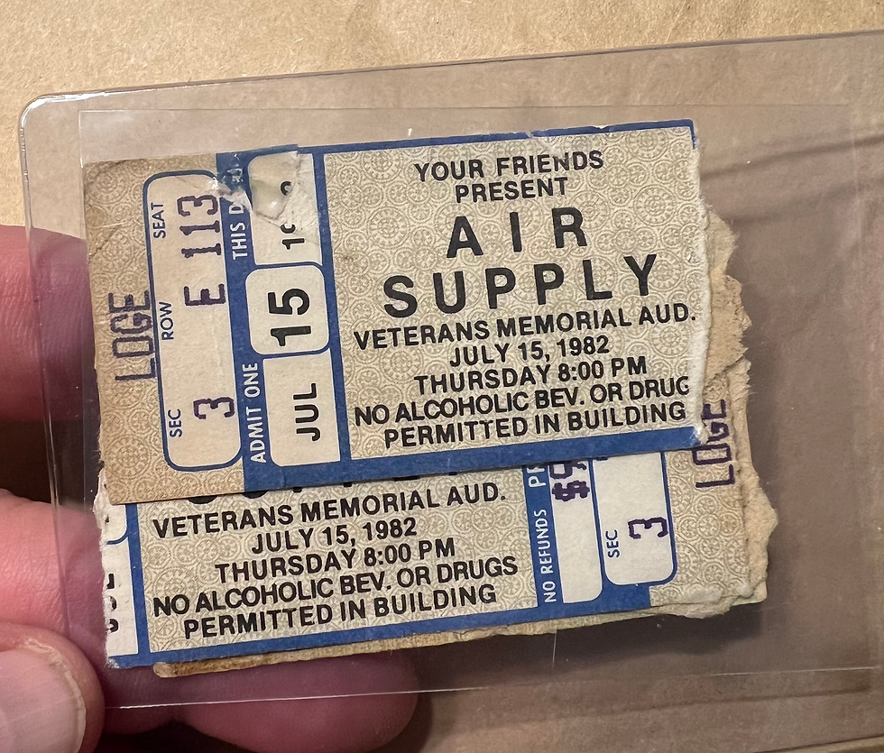 Thumbnail: 1980s Rock Concert Tix- Styx, Phil Collins,Aur Supply,Duran Duran…