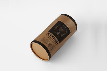 Embalagem para cafe sustentavel cao sagrado