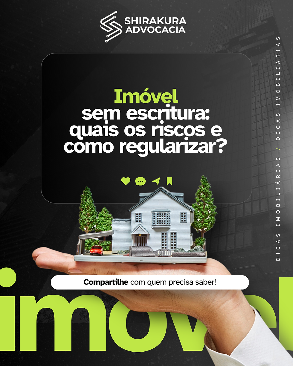 imovel sem escritura, como regularizar