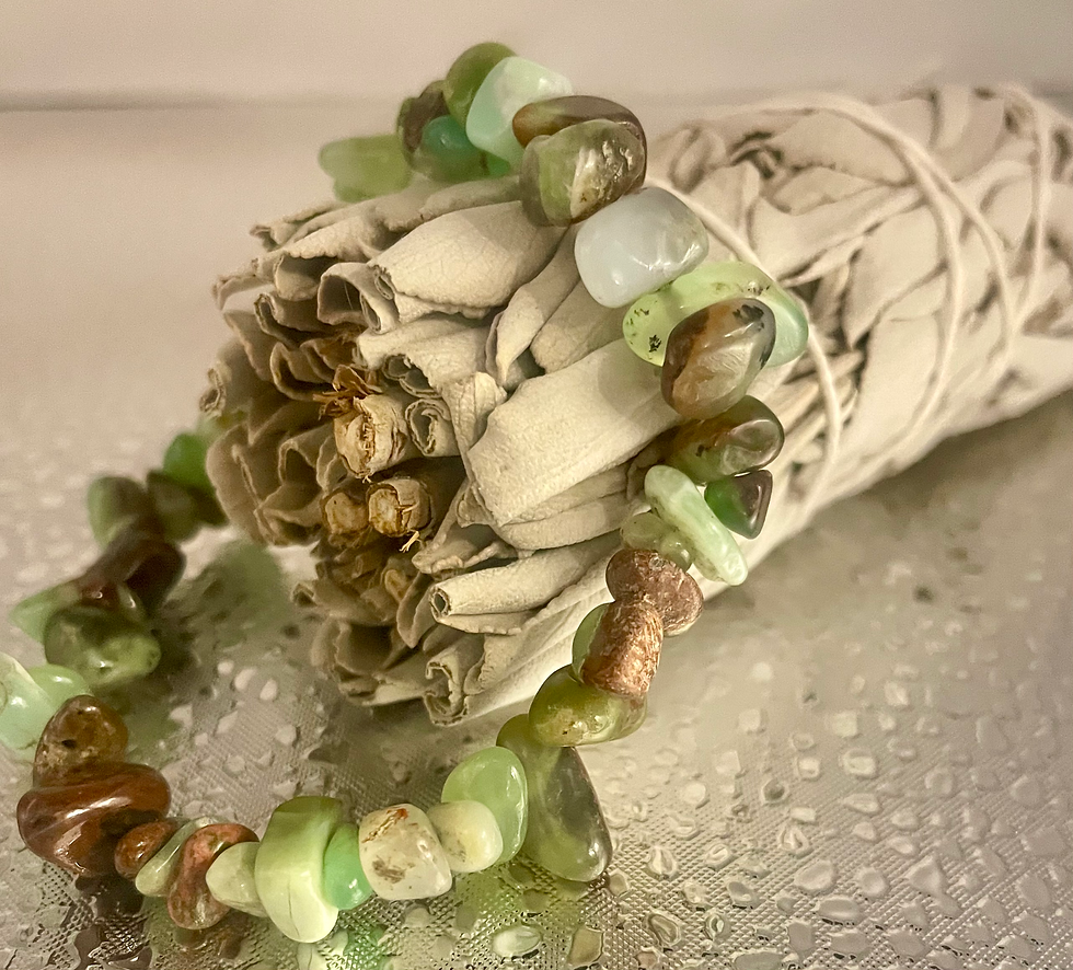Bracelet en Pierres Naturelles en Chrysoprase, Saint Laurent du Var