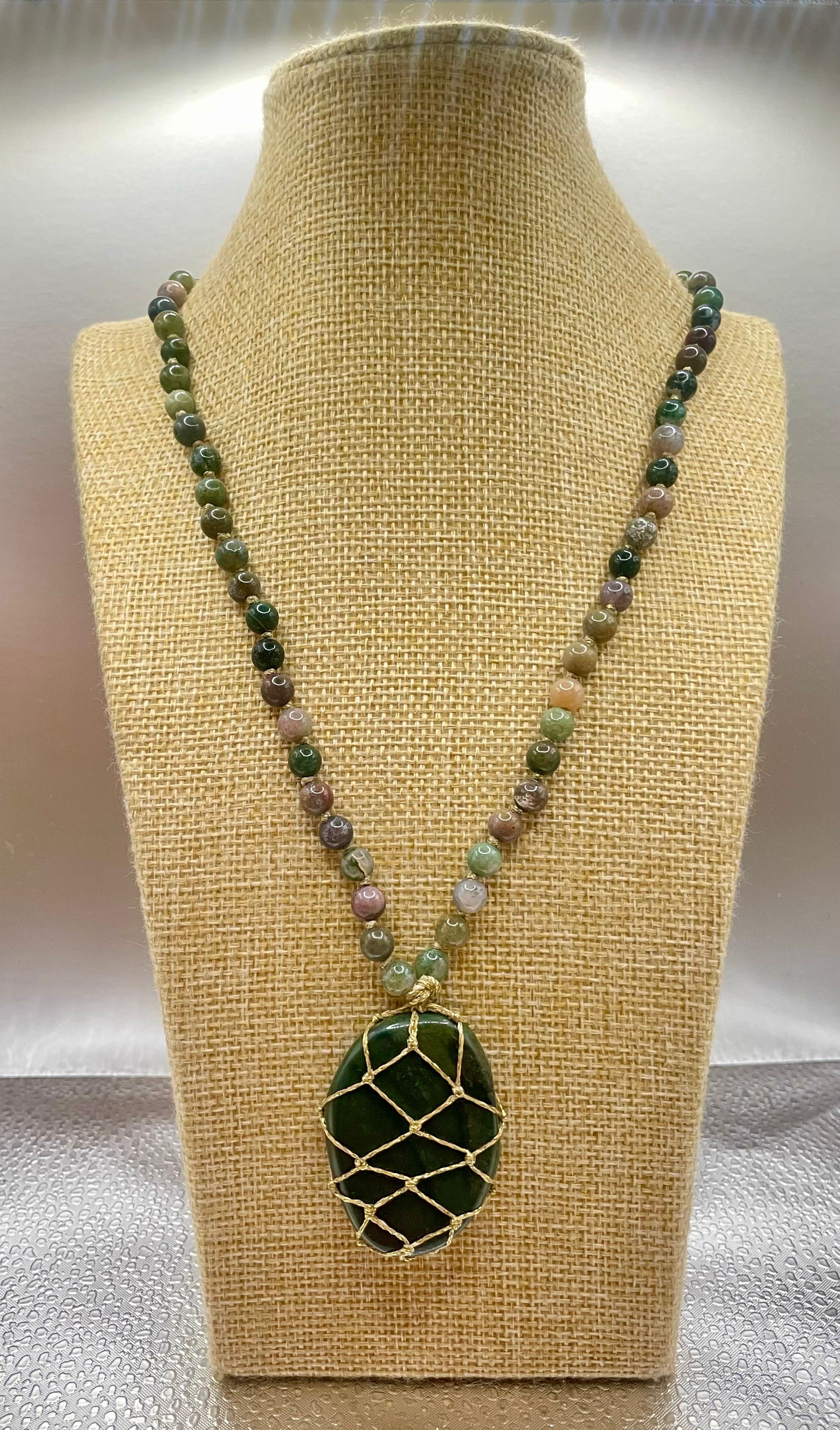 Collier en Agate Indienne