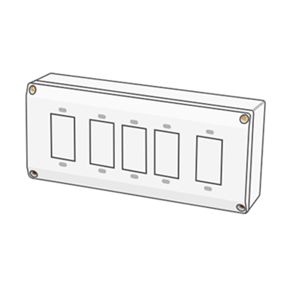 5-WAY SILVER GANG BOX