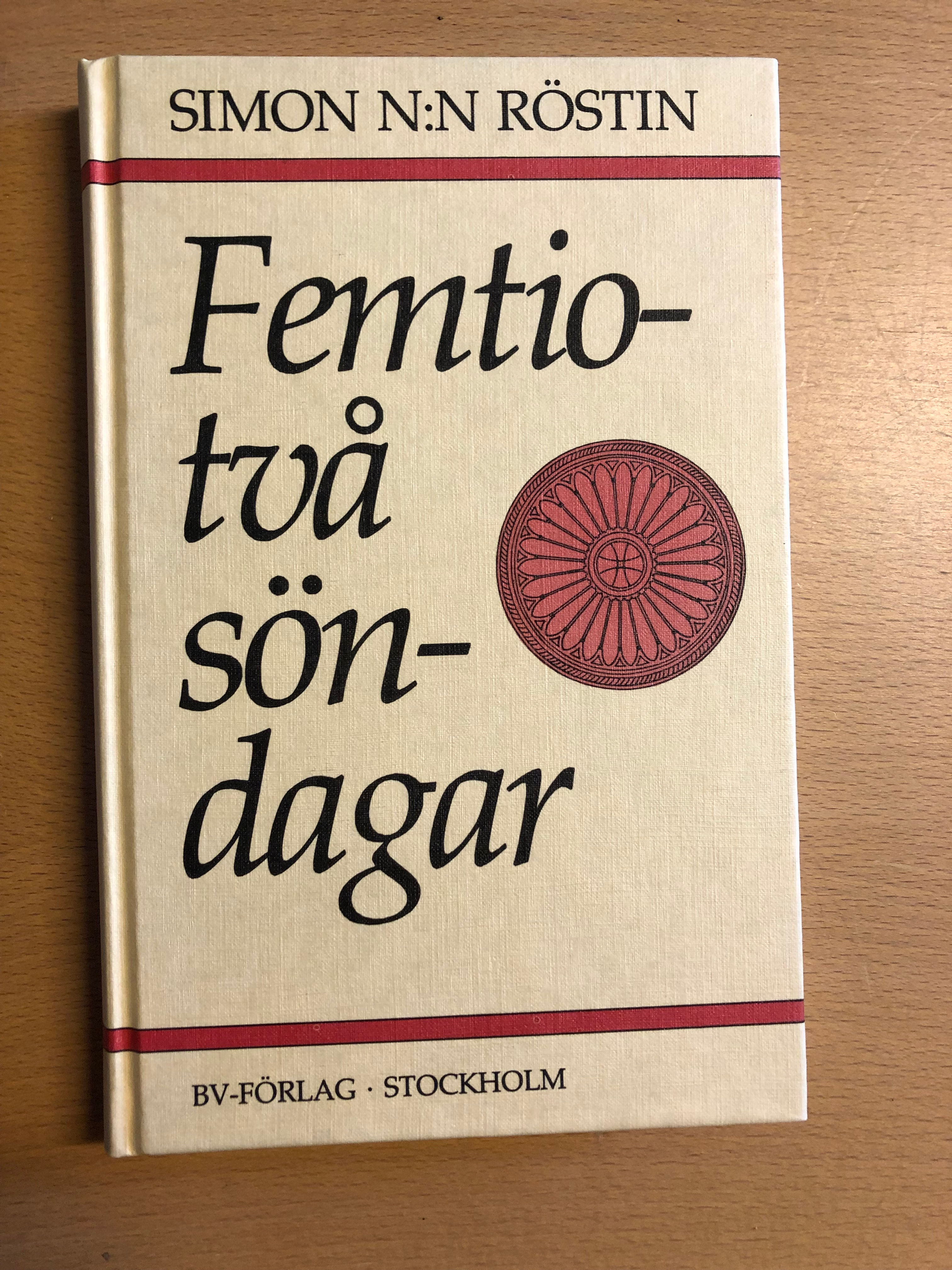 Simon Röstin, 52 söndagar