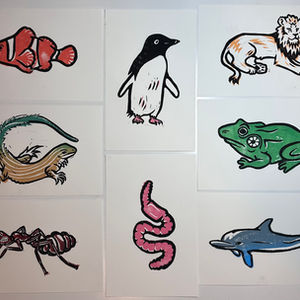Collection of 8 prints