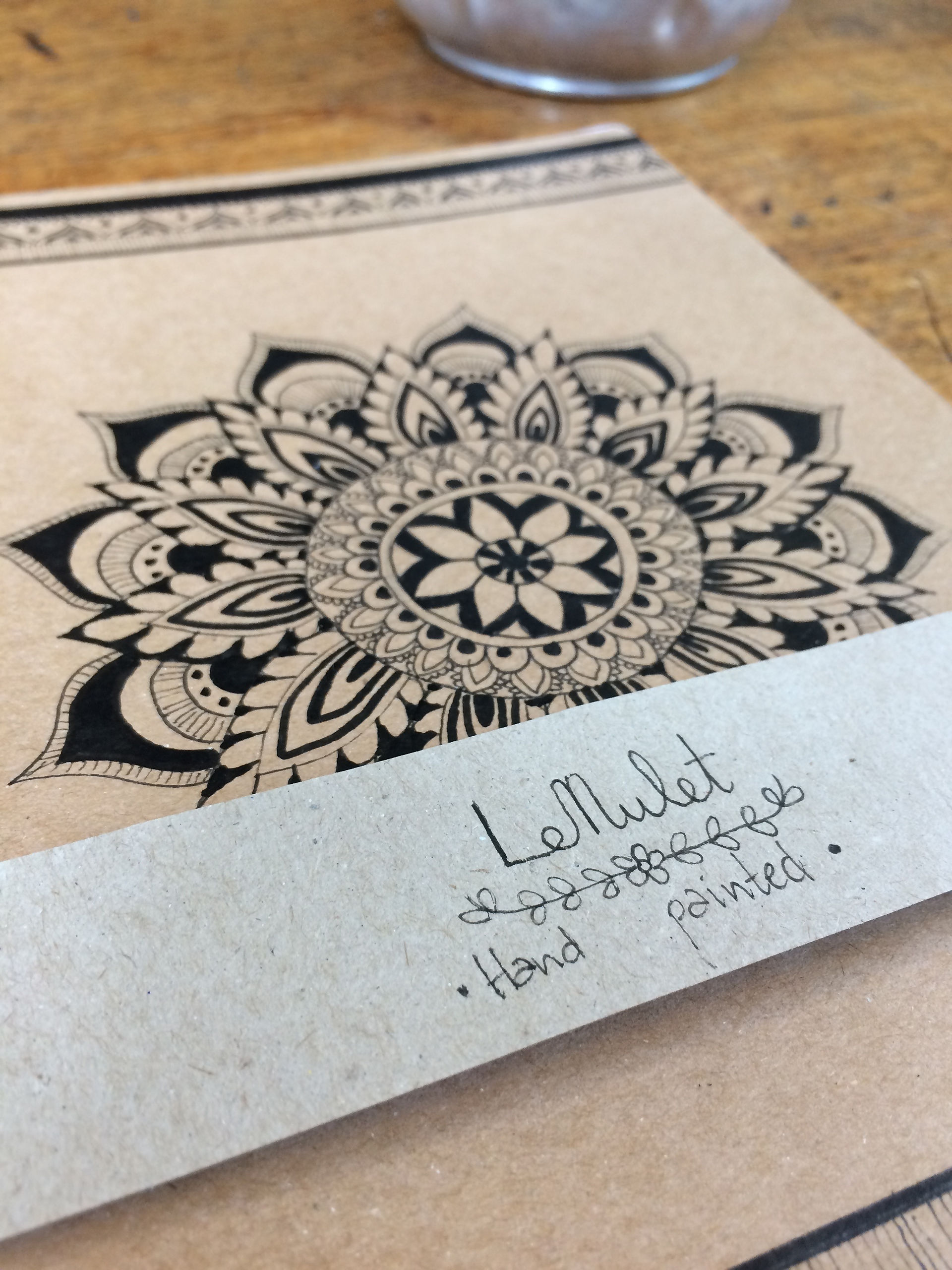 Black Mandala Notebook