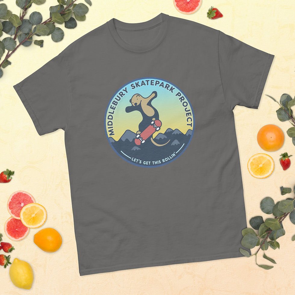 Thumbnail: Standard Middlebury Skatepark T-Shirt (numerous colors available)