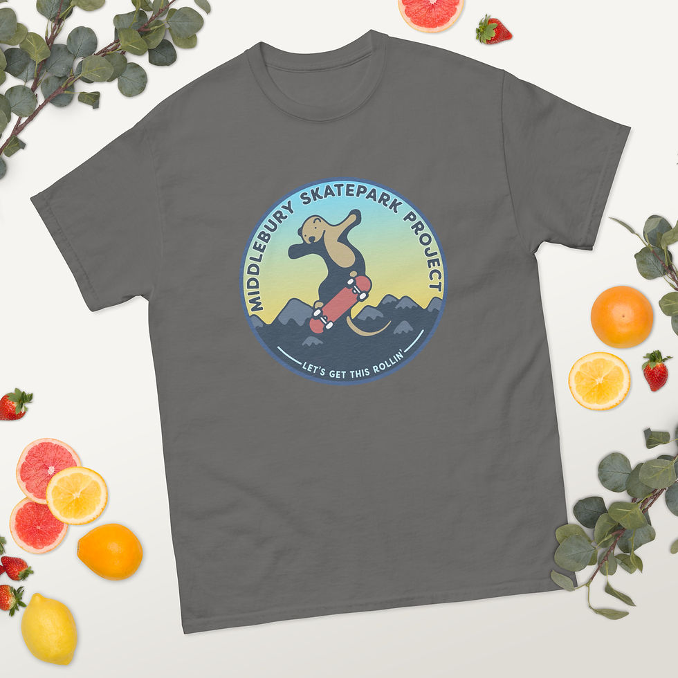 Thumbnail: Standard Middlebury Skatepark T-Shirt (numerous colors available)