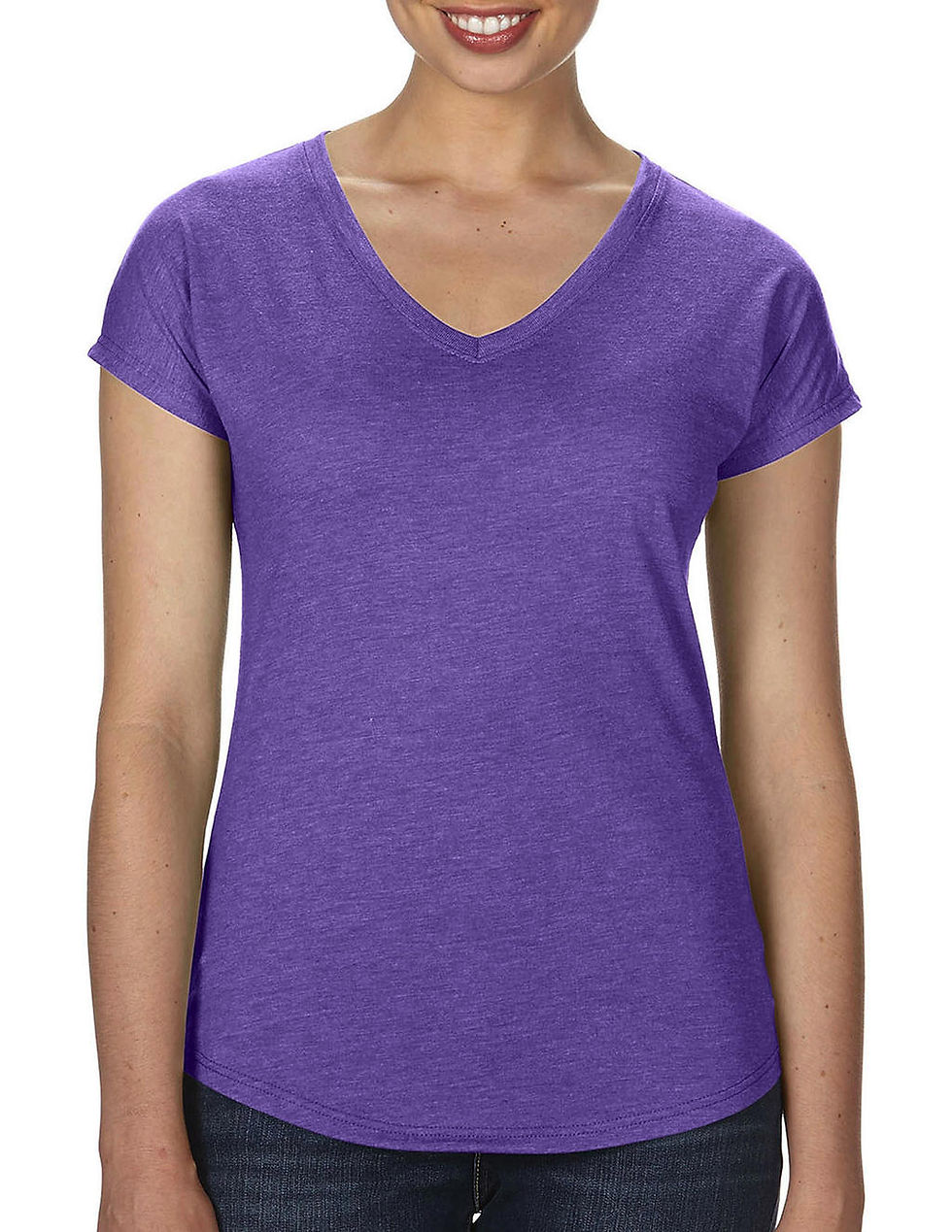 Miniatura: Damska koszulka Tri-Blend V-Neck Tee