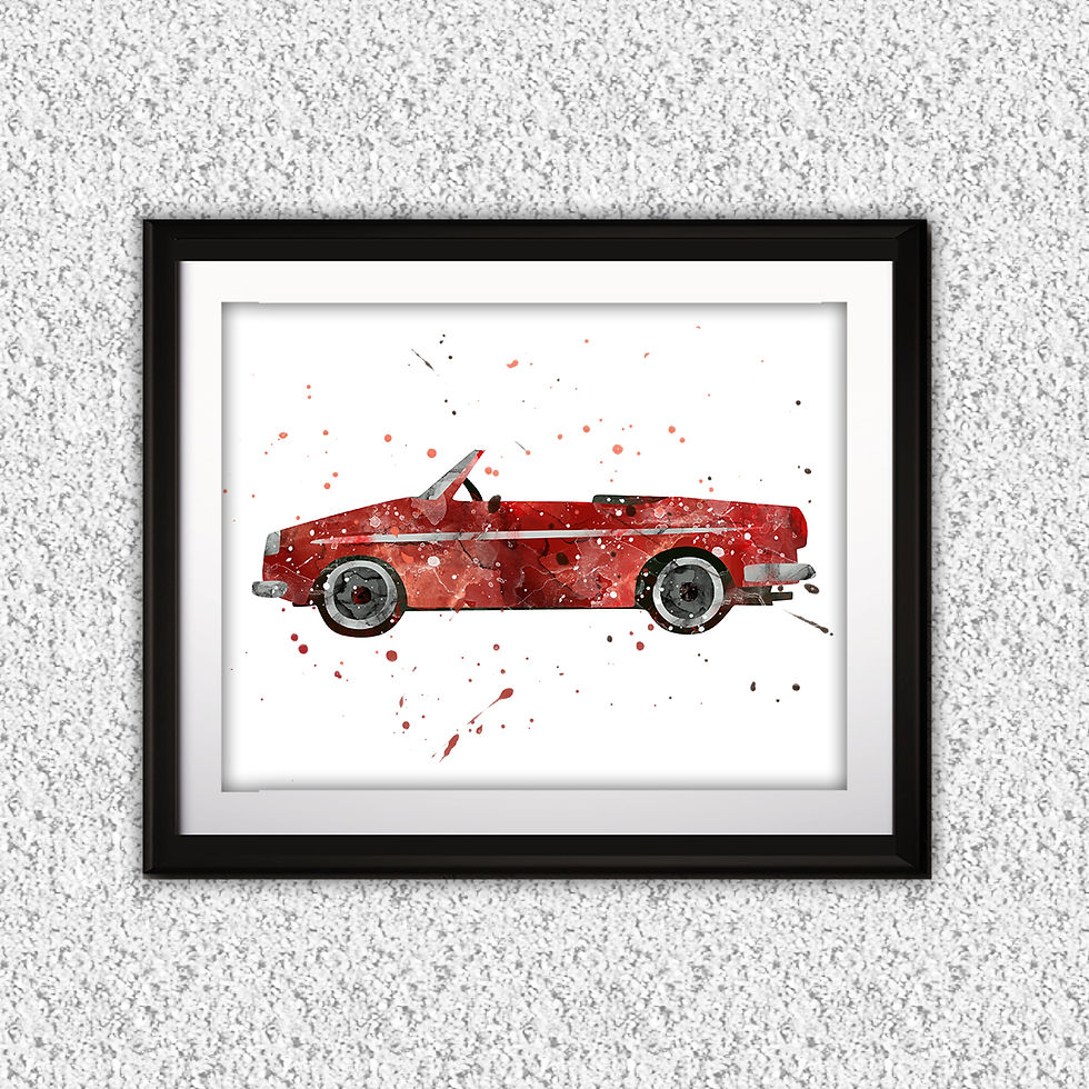 Car Print, Car Print, Transportation Print, Teenager Decor, Printable Car, Vehicle Art, Big Boy Girl Room Decor, Vintage Car