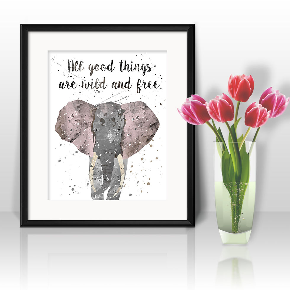 Миниатюра: Quote Art Prints Printable Watercolor Art Print Painting Poster Home Wall Art Instant Download Art