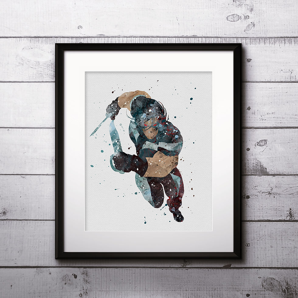 Thumbnail: X-Men Warpath - watercolor, Art Print, instant download, Watercolor Print, poster