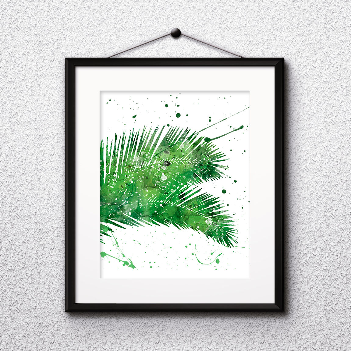 Tropical Leaves art, Tropical art Prints, Tropical Poster, Tropical home decor, Tropical wall art, Tropical watercolor