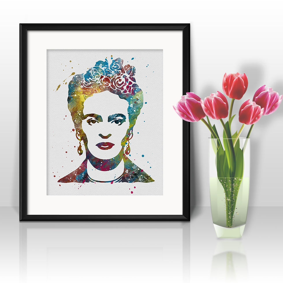 Miniature : Frida Kahlo Art Prints, Poster, watercolor, Painting, Art, Wall Art, Home Decor, Printables