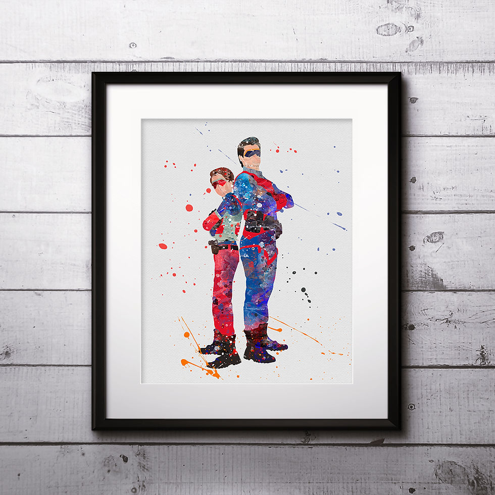 الصورة المصغرة: Henry Danger art, Disney Poster, Henry Danger Painting, Henry Danger Art Print, Henry Danger home decor, Henry Danger