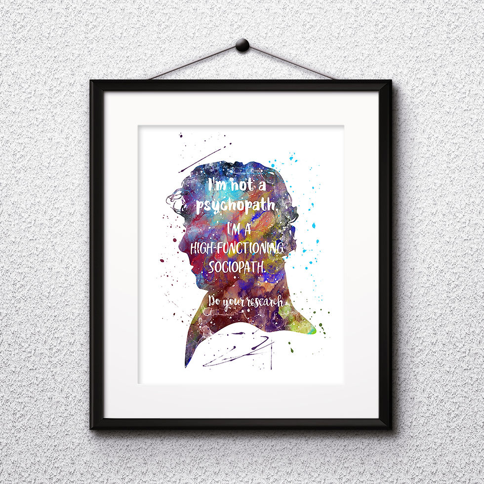 थंबनेल: Sherlock Holmes art prints, printable image, wall art, watercolor painting