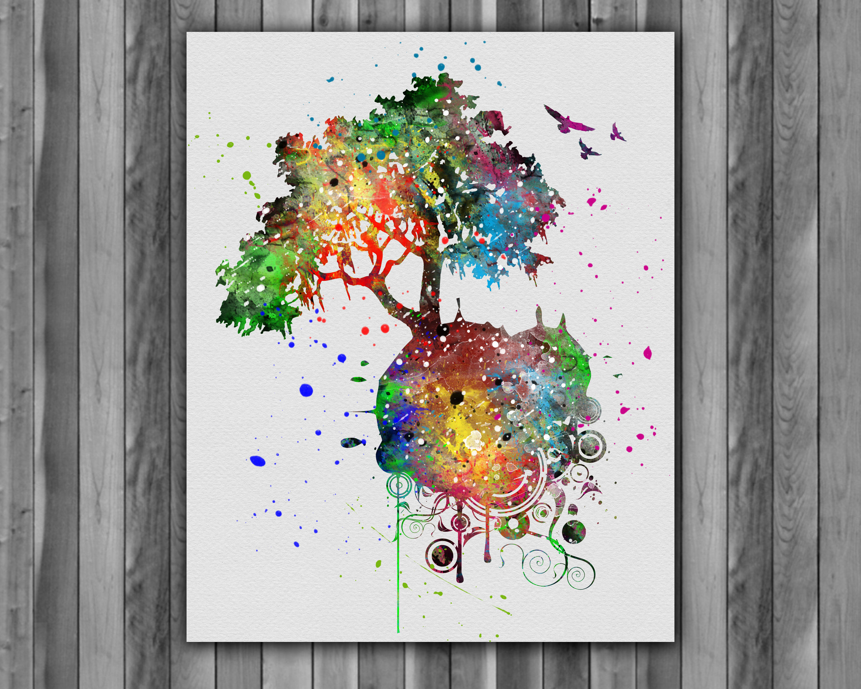 Tree of Life art, Tree of Life art Print, Tree of Life Poster, Tree of Life home decor, Tree of Life wall art, Tree of Life