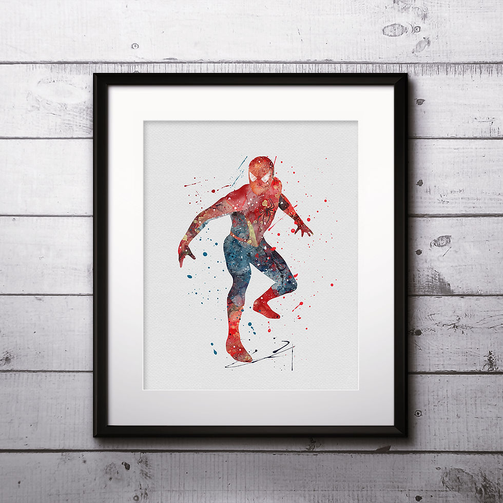 Spiderman Poster, Superhero wall art, Superhero Picture, Superhero art, Superhero print, Superhero decor