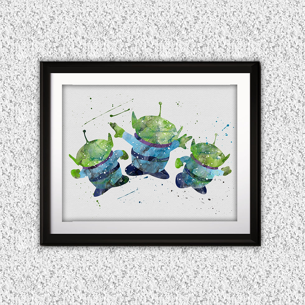 Miniaturbild: Toy Story Disney Nursery Art prints, wall art print, watercolor painting, Printable art, Home Decor