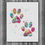 Thumbnail: Paws Art Prints, Paws Animals print, Paws poster, Paws painting, Animals printables, Paws instant download