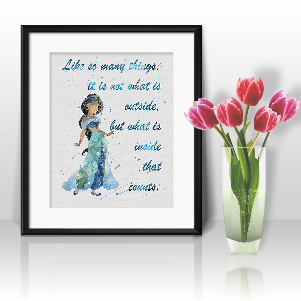 Disney princesses quotes art prints, Disney princesses wall art, Disney princesses watercolor painting, buy Disney princesses