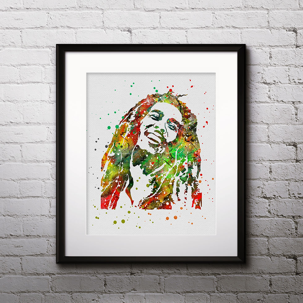 Miniatura: Bob Marley art, buy Poster, byu Painting, buy Art Print, buy home decor, buy Wall Арт, Digital pictures download