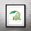 Thumbnail: Pokemon Chikorita Anime art prints, Pokemon Chikorita Anime wall art, Pokemon Anime watercolor painting, Pokemon Anime art