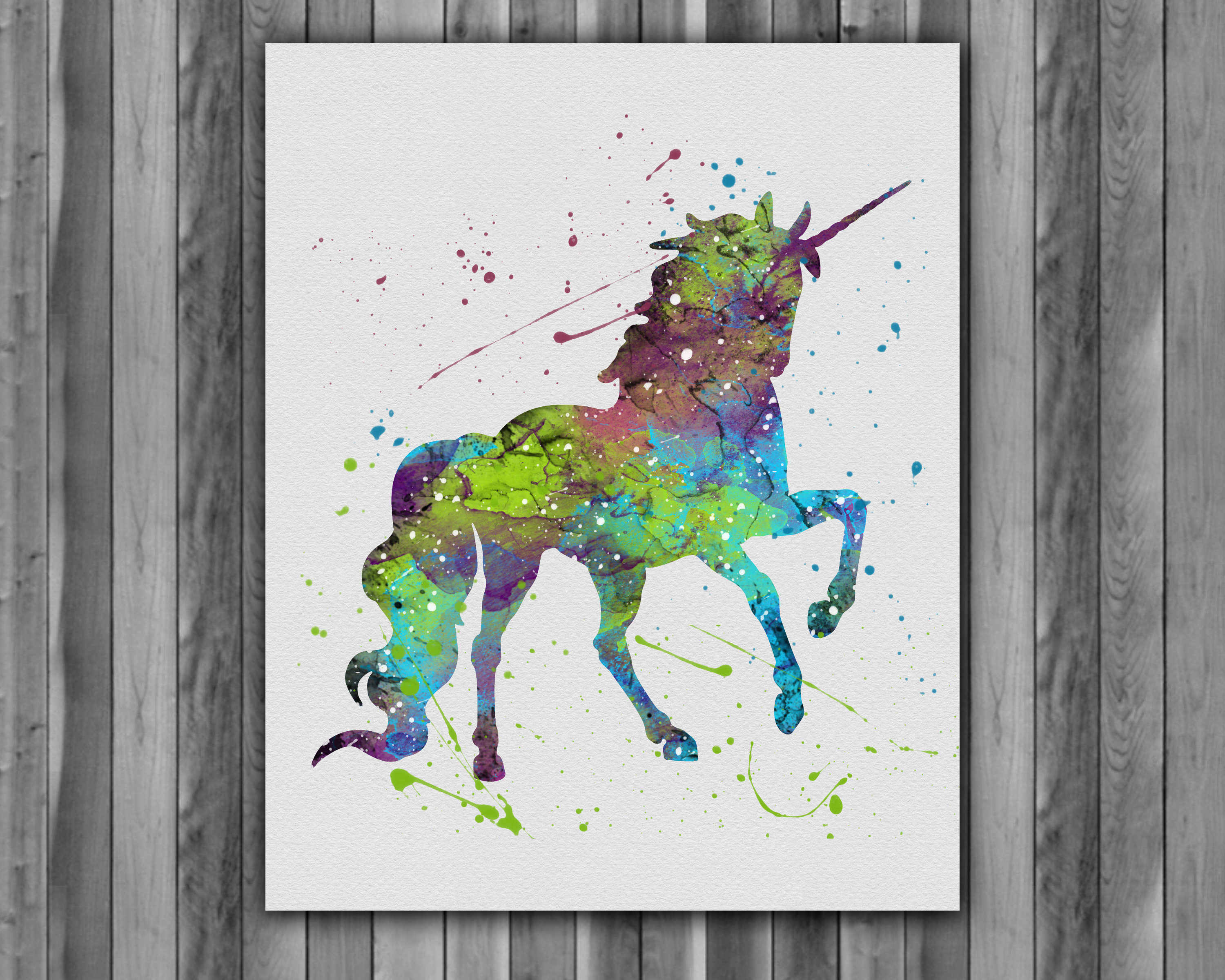 unicorn art unicorn poster unicorn painting unicorn art