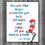 Thumbnail: Doctor Seuss Art Prints Doctor Seuss Digital Poster Doctor Seuss Wall art print Home Decor