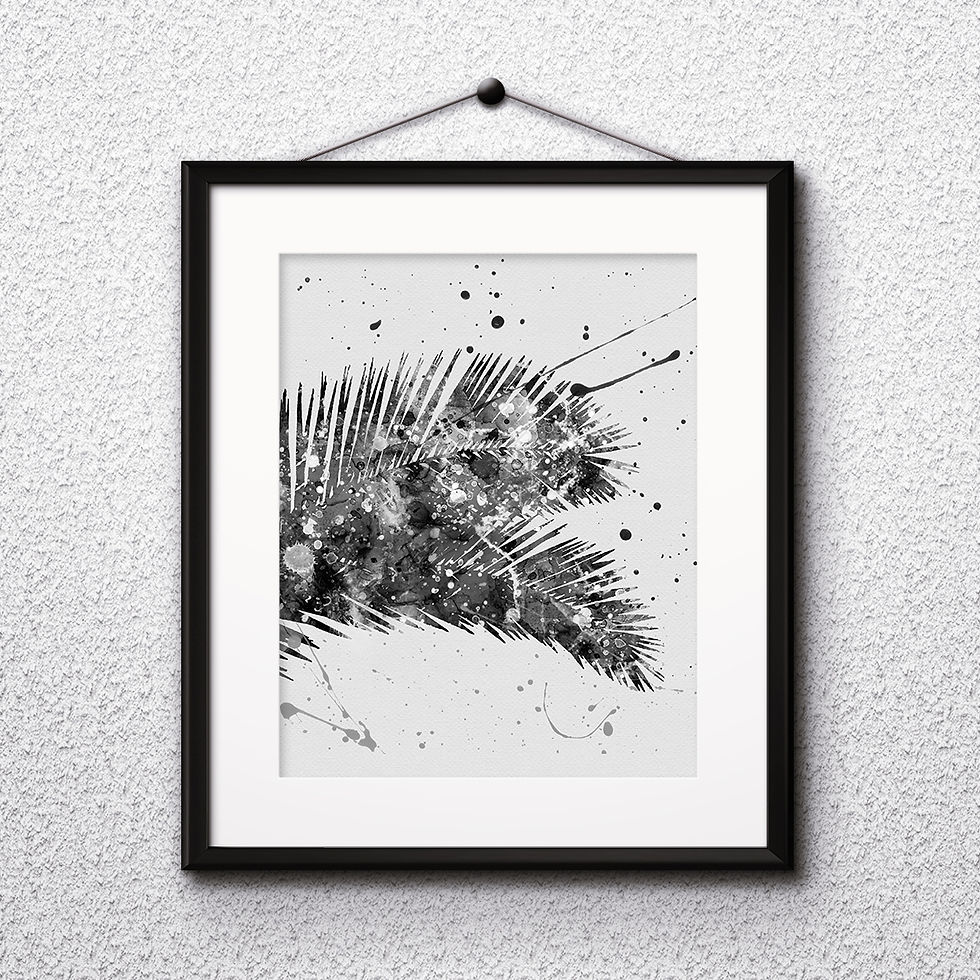 縮圖：Tropical Leaves art, Tropical art Prints, Tropical Posters, Tropical home decor, Tropical wall art, Tropical watercolor