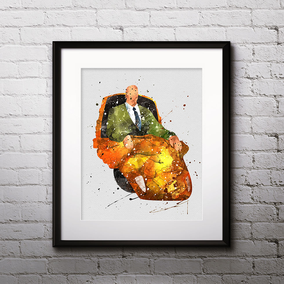 Miniaturbild: Professor X Poster, Marvel Comics - Instant Download Printable, watercolor, Art Print, superhero Print, superhero poster