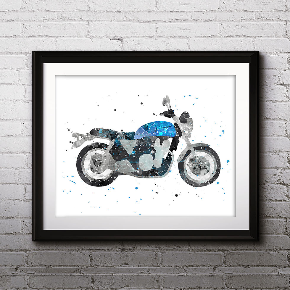 Motorbik Print, Nursery Wall Art, Motorbik Decor, Motorbik, Transportation Wall Art, Boat Wall Decor, Nursery