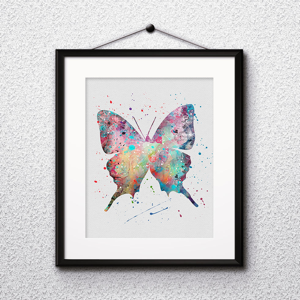 Thumbnail: Butterfly art print print, Butterfly Printable, Butterfly watercolor, Butterfly Print, Butterfly, Butterfly Art, painting