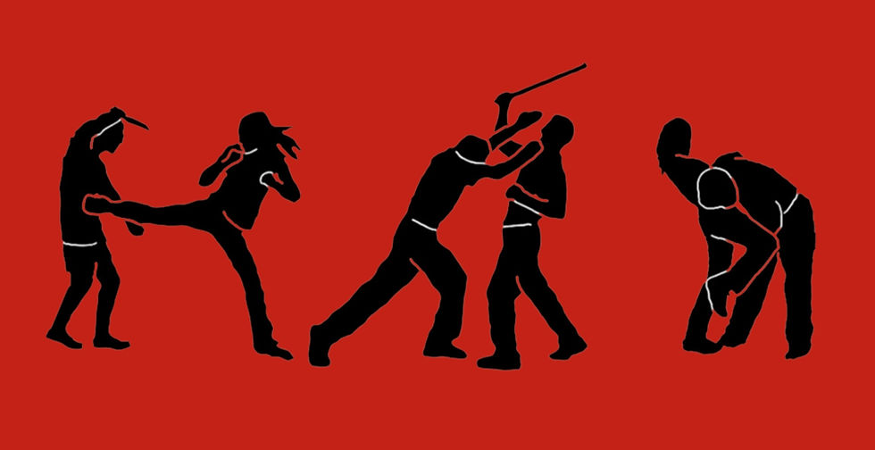 Métodos de defensa personal, personas luchando