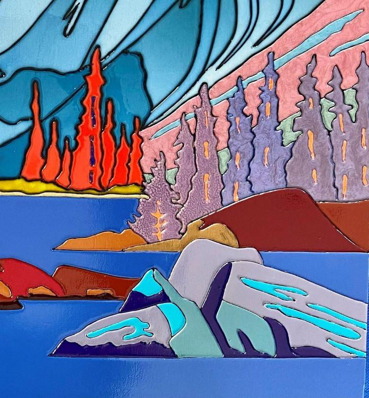 Thumbnail: STAND BACK     --       20 x 24 in / 51 x 61 cm