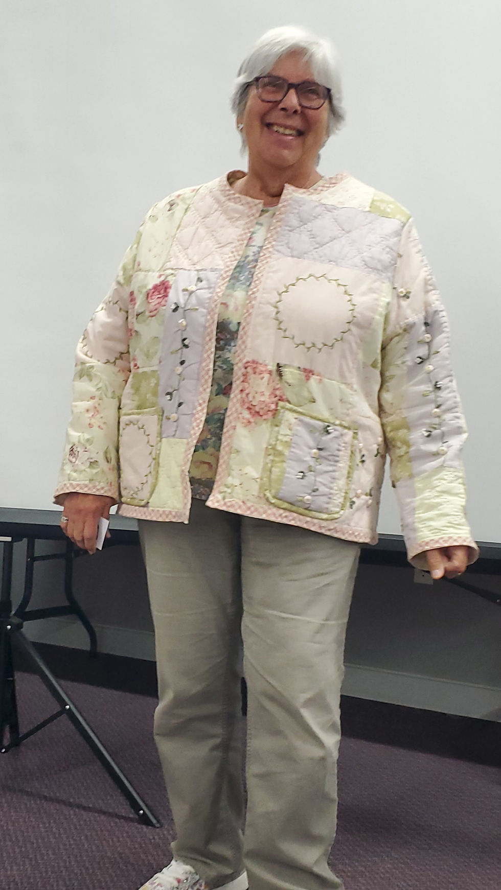 Roberta Peets - Quilted Jacket-front