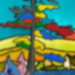 Miniature : Lac scintillant -- 24 x 30 po / 61 x 76 cm