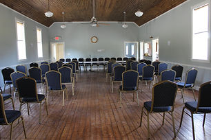 Tatlock Hall: Meeting room with chairs and tables