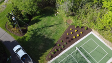 Lawn mowing, lawn stripes, lawn mower, lawn trimming 