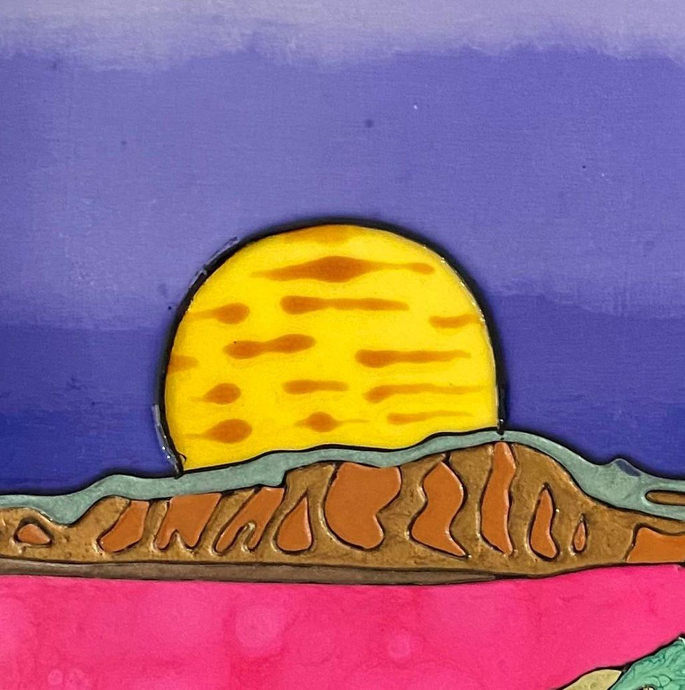 Thumbnail: Crater Island  --  18 x 12 in. – 41 x 31 cm.