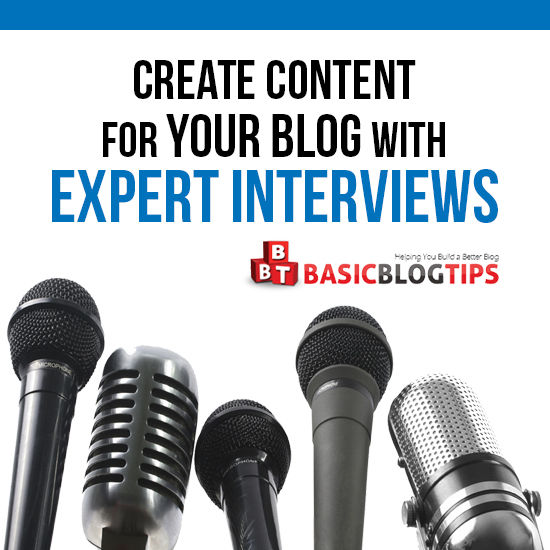 Create Blog Content with Expert Interviews