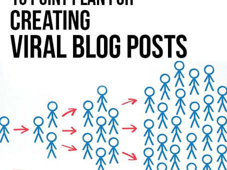 Create Powerful Viral Blog Posts With This Ten Point Plan