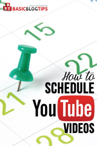 Schedule Your YouTube Video Uploads