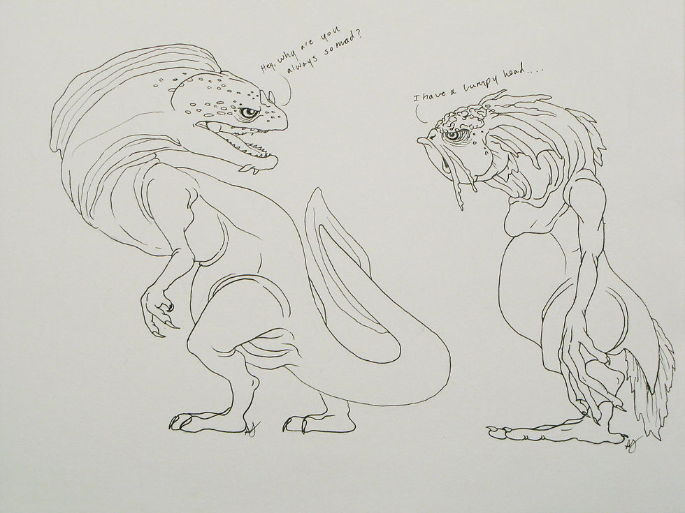 Arguing Fishy Friends