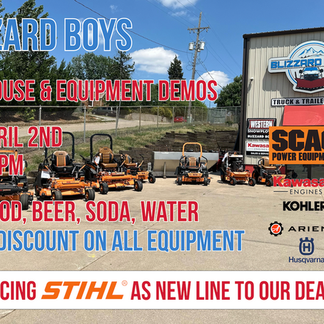 Blizzard Boys Open House – Experience the Best in Outdoor Power Equipment!